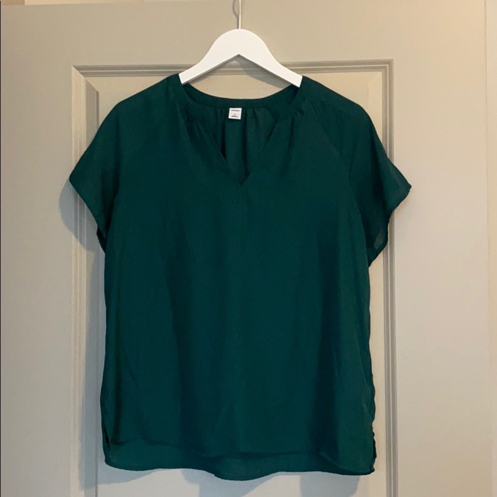 Forrest green blouse